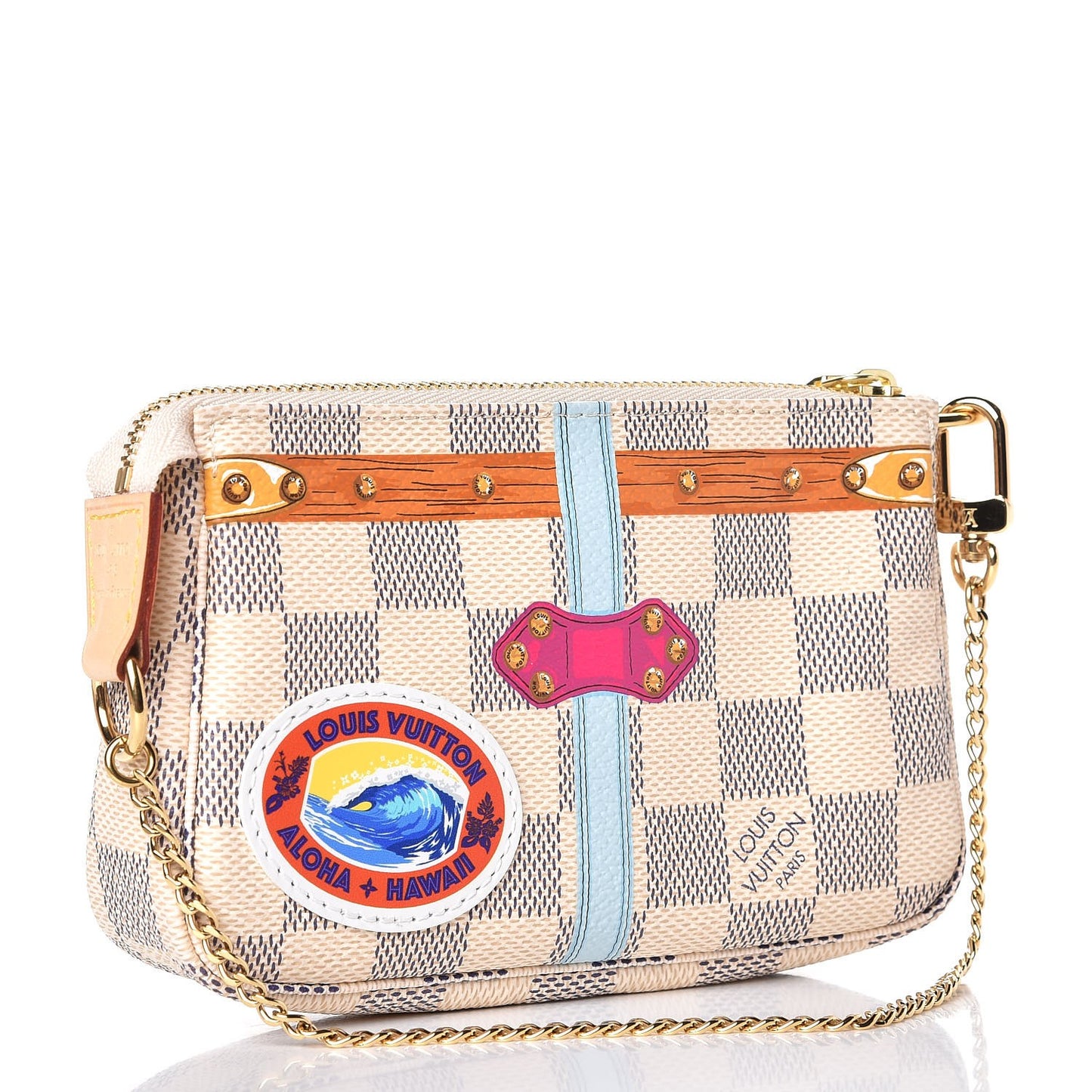 Damier Azur Summer Trunks Hawaii Mini Pochette Accessories