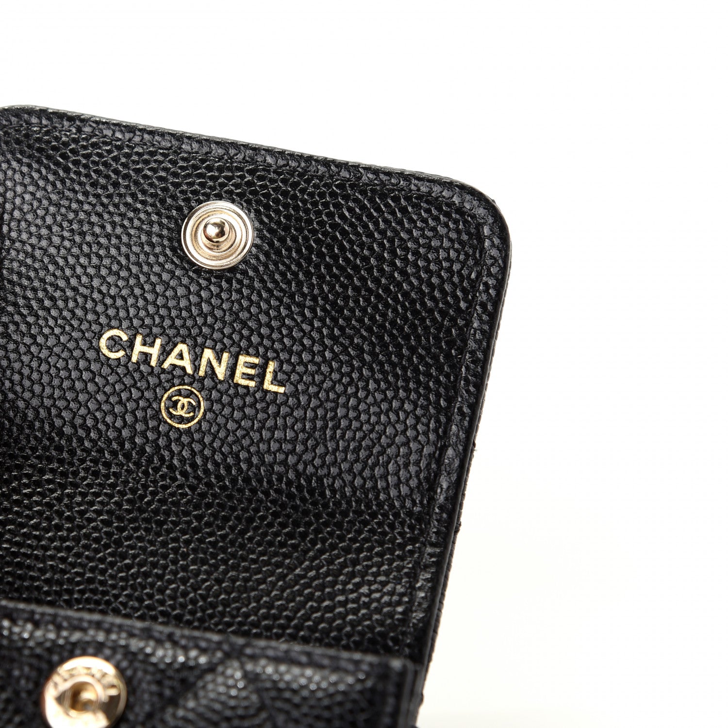 Chanel Caviar Quilted Crystal CC Airpods Pro Case Black 5 of 5