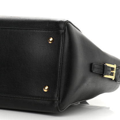 Versace Vitello Calfskin Signature Tote Black 10 of 12