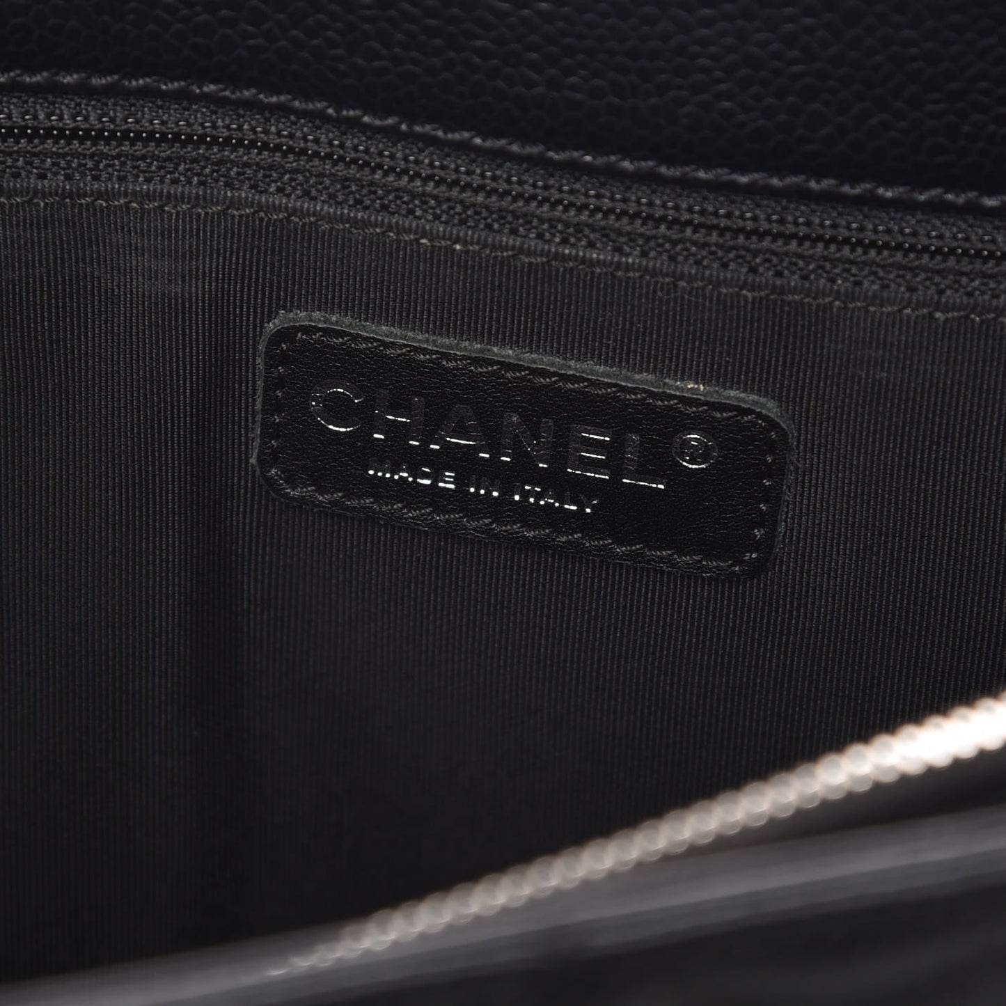 Caviar Quilted Grand Shopping Tote GST Black