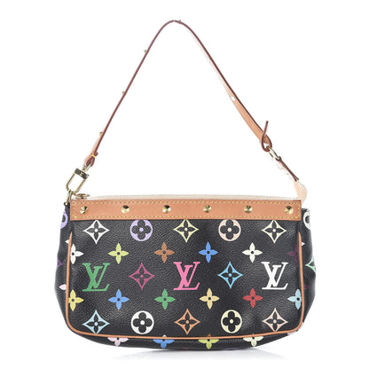 Louis Vuitton Monogram Multicolor Pochette Accessories Black 1 of 20