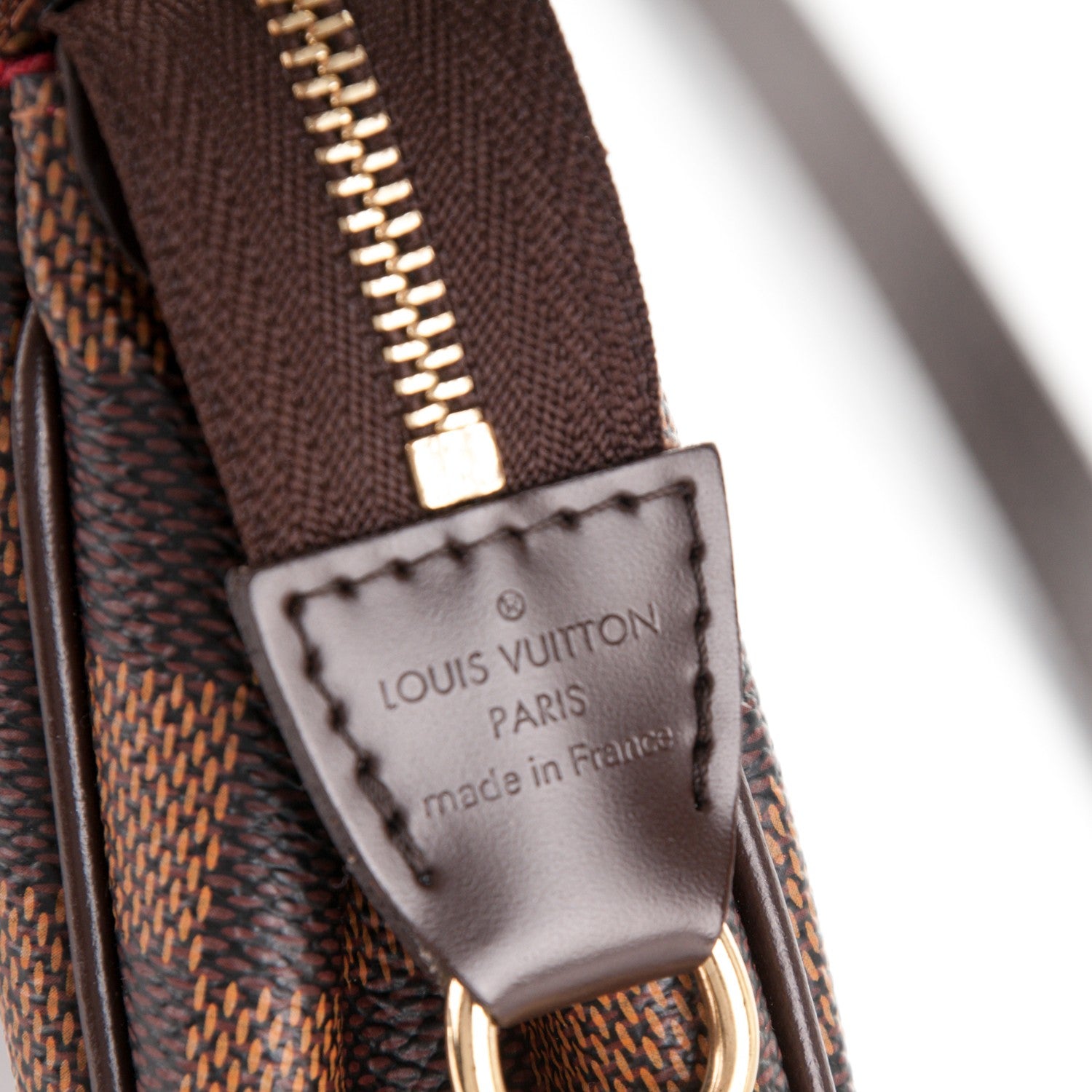 Louis Vuitton Damier Ebene Eva Clutch 6 of 7