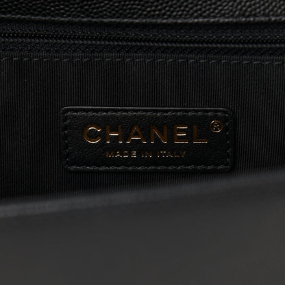 Chanel Caviar Quilted New Medium Boy Flap Black 5 of 8