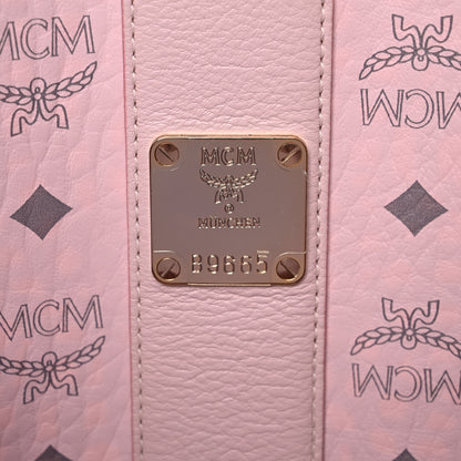 MCM Visetos Medium Liz Reversible Shopper Tote Powder Pink 6 of 13
