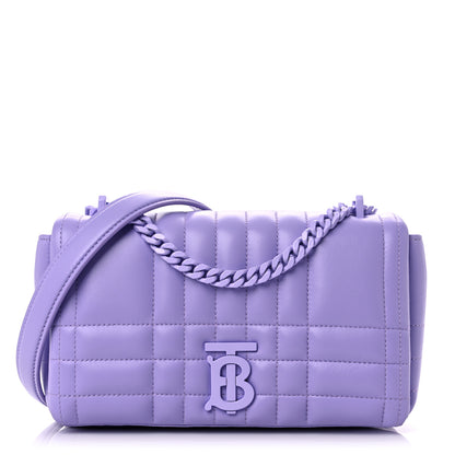 Burberry Lambskin Quilted Small Lola Bag Soft Violet 1 of 11