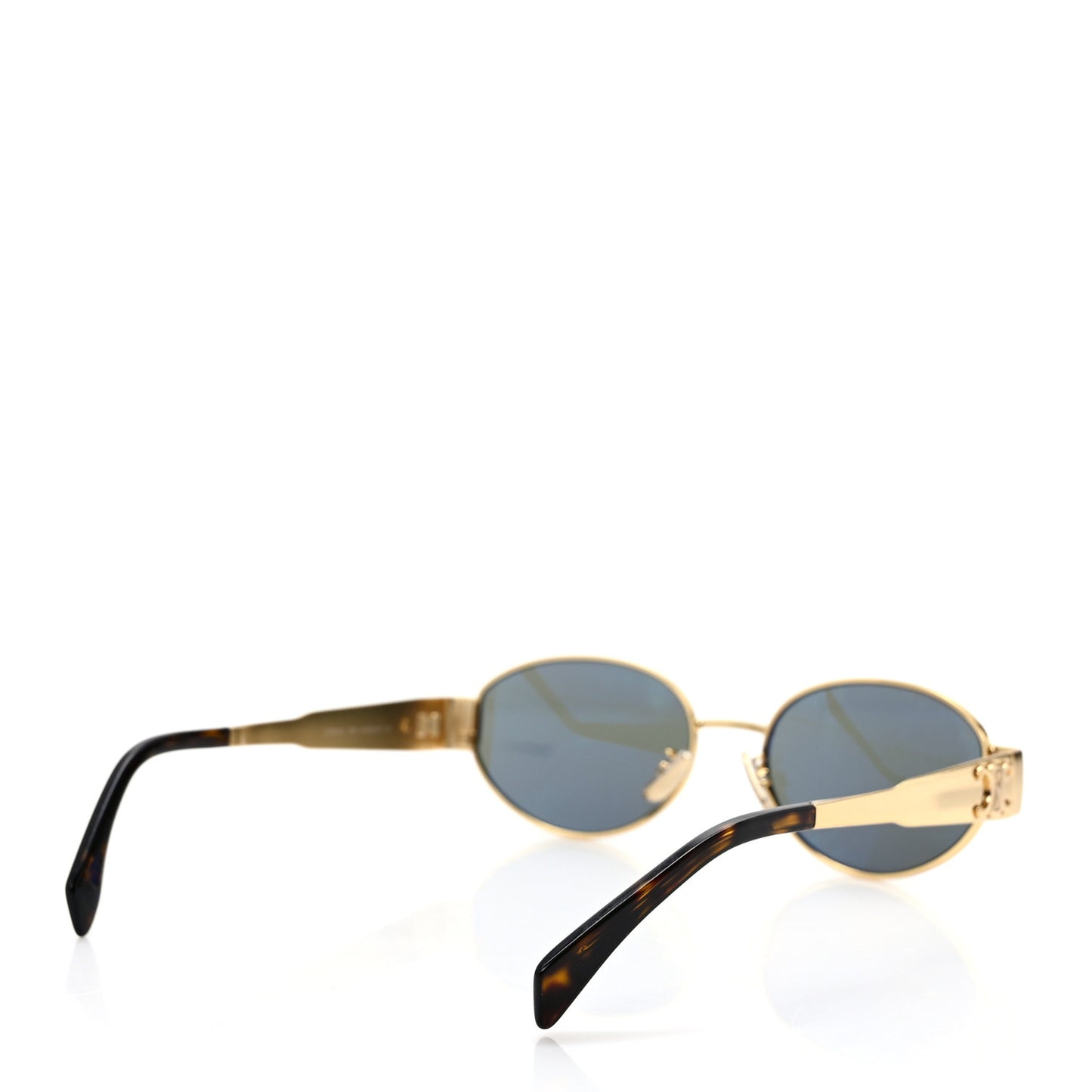 Metal Triomphe 01 Sunglasses CL40235U Gold Green