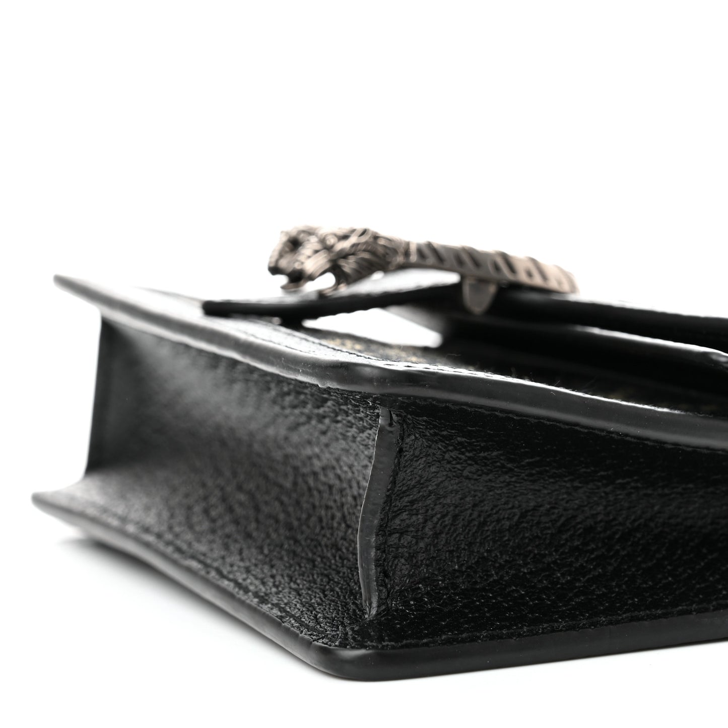Jacquard Black Denim GG Monogram Super Mini Dionysus Shoulder Bag Black Ivory
