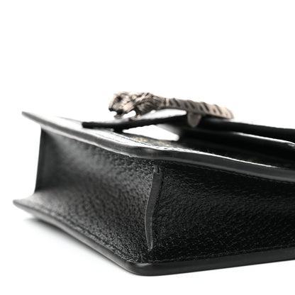 Gucci Jacquard Black Denim GG Monogram Super Mini Dionysus Shoulder Bag Black Ivory 9 of 9