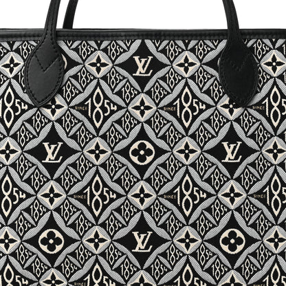Louis Vuitton Jacquard Since 1854 Neverfull MM Grey 8 of 10