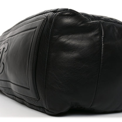 Chanel Lambskin Quilted Extra Large Coco Cocoon Reversible Tote Black 10 of 10
