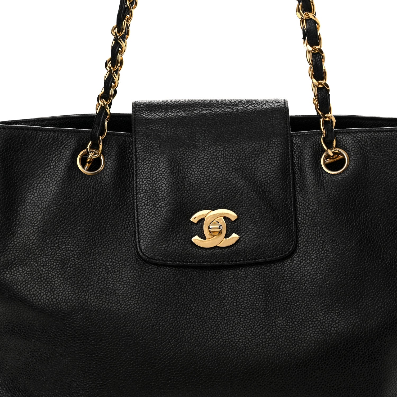Chanel Caviar Weekender Bag Black 8 of 15