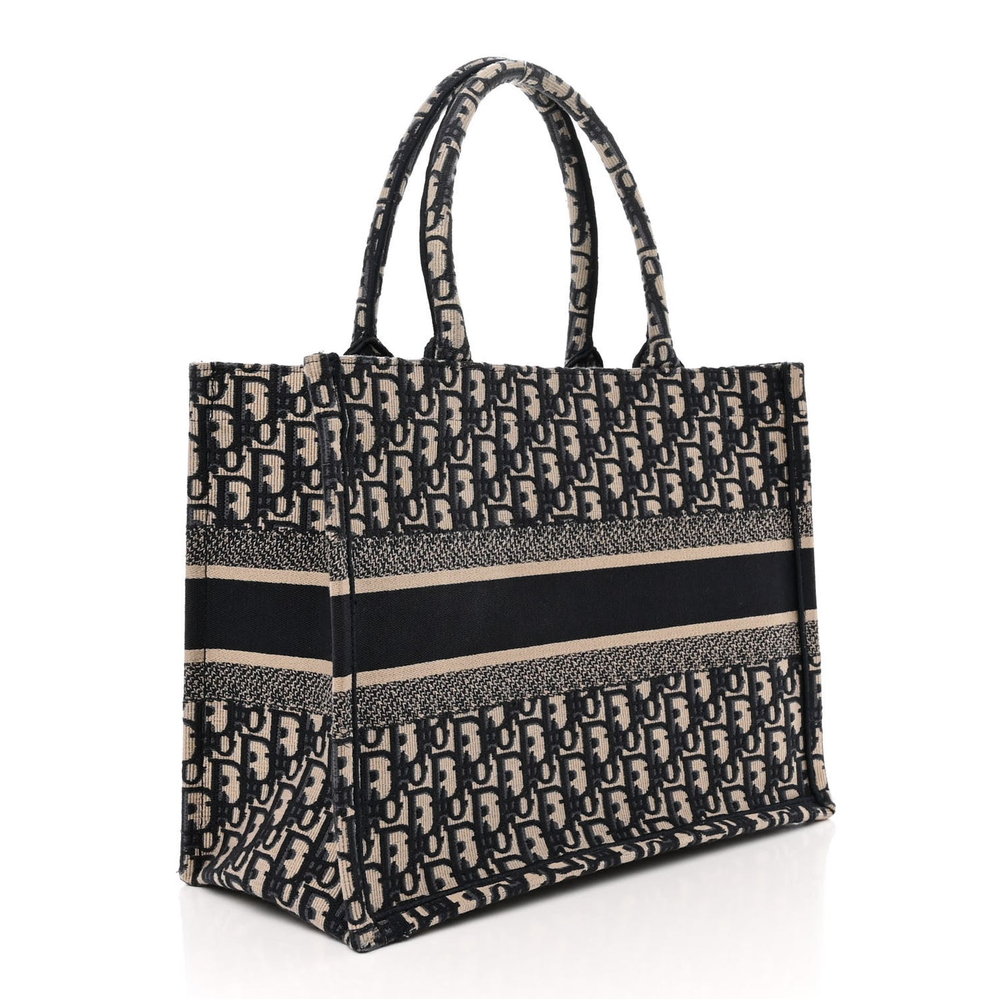 Oblique Medium Book Tote Blue Multicolor