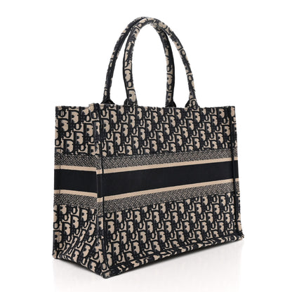 Christian Dior Oblique Medium Book Tote Blue Multicolor 3 of 12