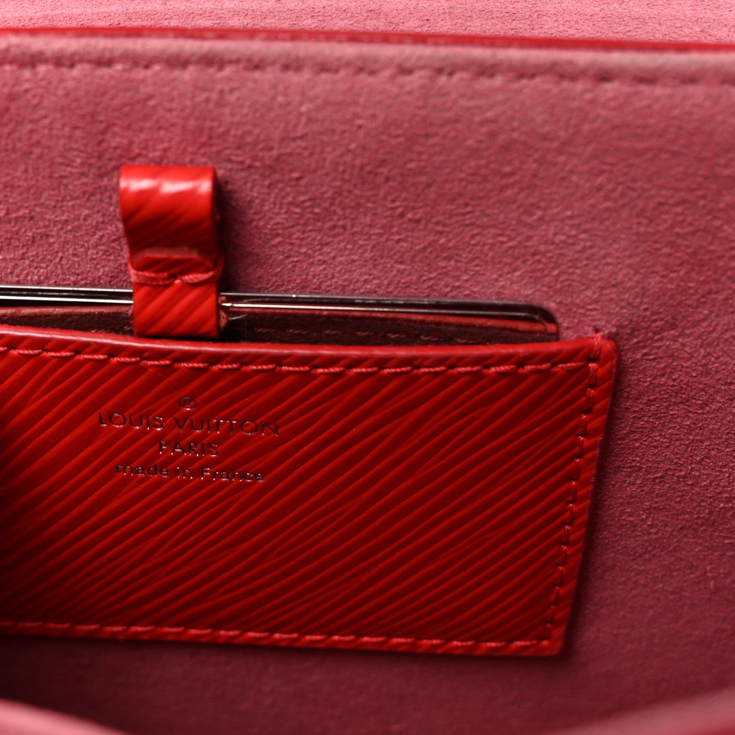 Louis Vuitton Epi Twist Shoulder Bag MM Coquelicot 6 of 8