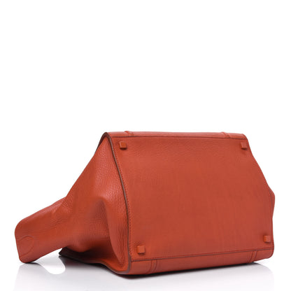 Celine Supple Calfskin Large Phantom Luggage Orange 3 of 8