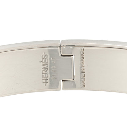 Hermes Enamel Narrow Clic Clac H Bracelet PM Rose Dragee 3 of 3