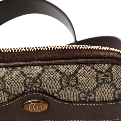 Gucci GG Supreme Monogram Ophidia Belted iPhone Case 95 38 Dark Brown 10 of 12