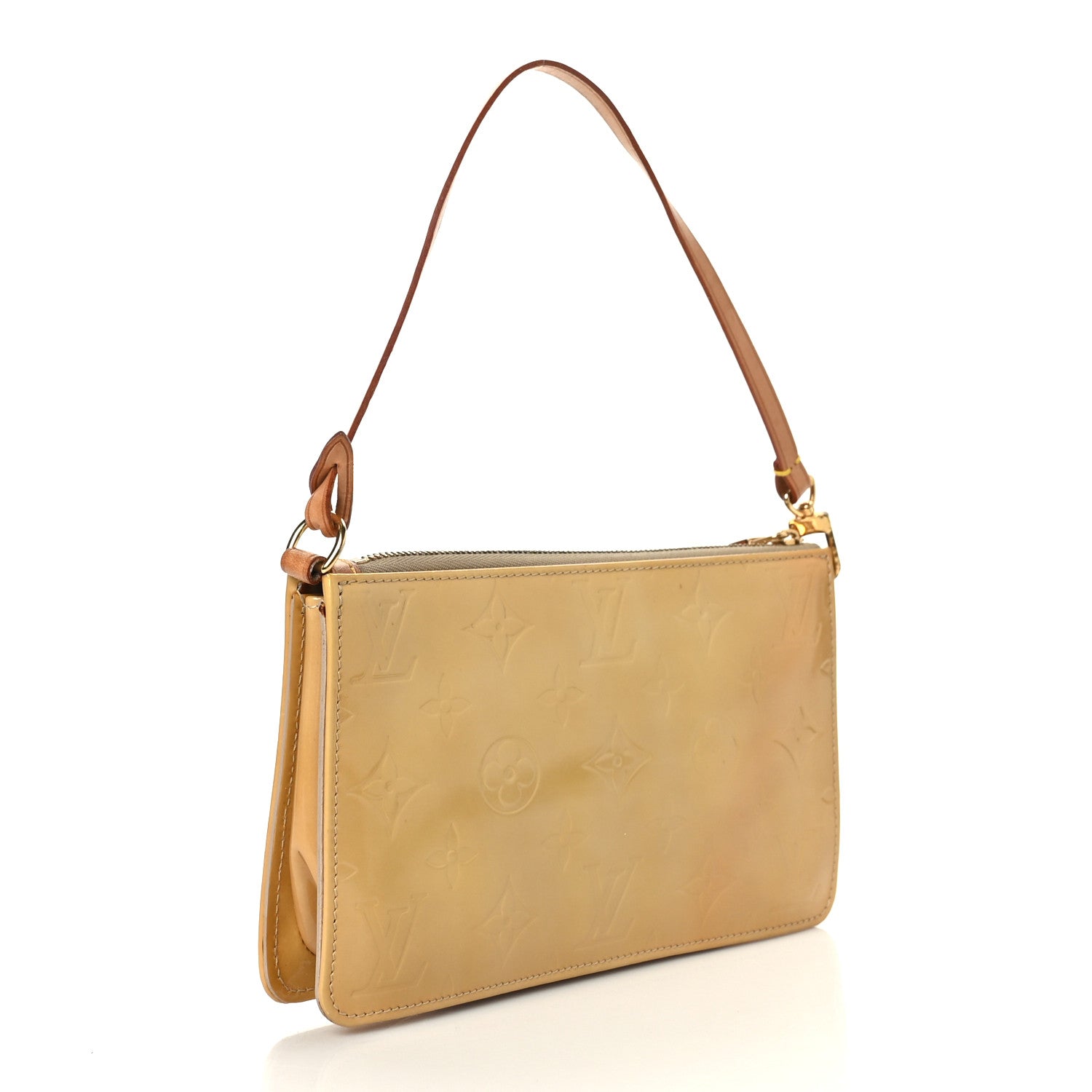 Louis Vuitton Vernis Lexington Pochette Beige 2 of 7