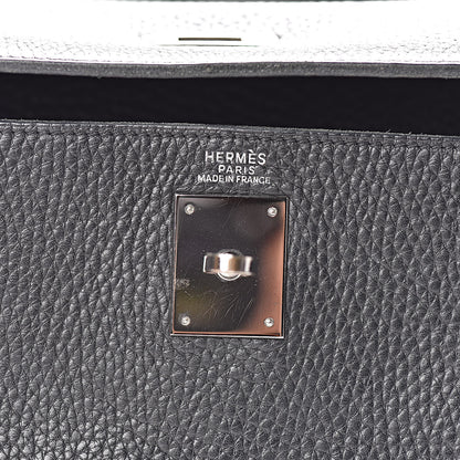 Hermes Taurillon Clemence Kelly Retourne 32 Black 27 of 57