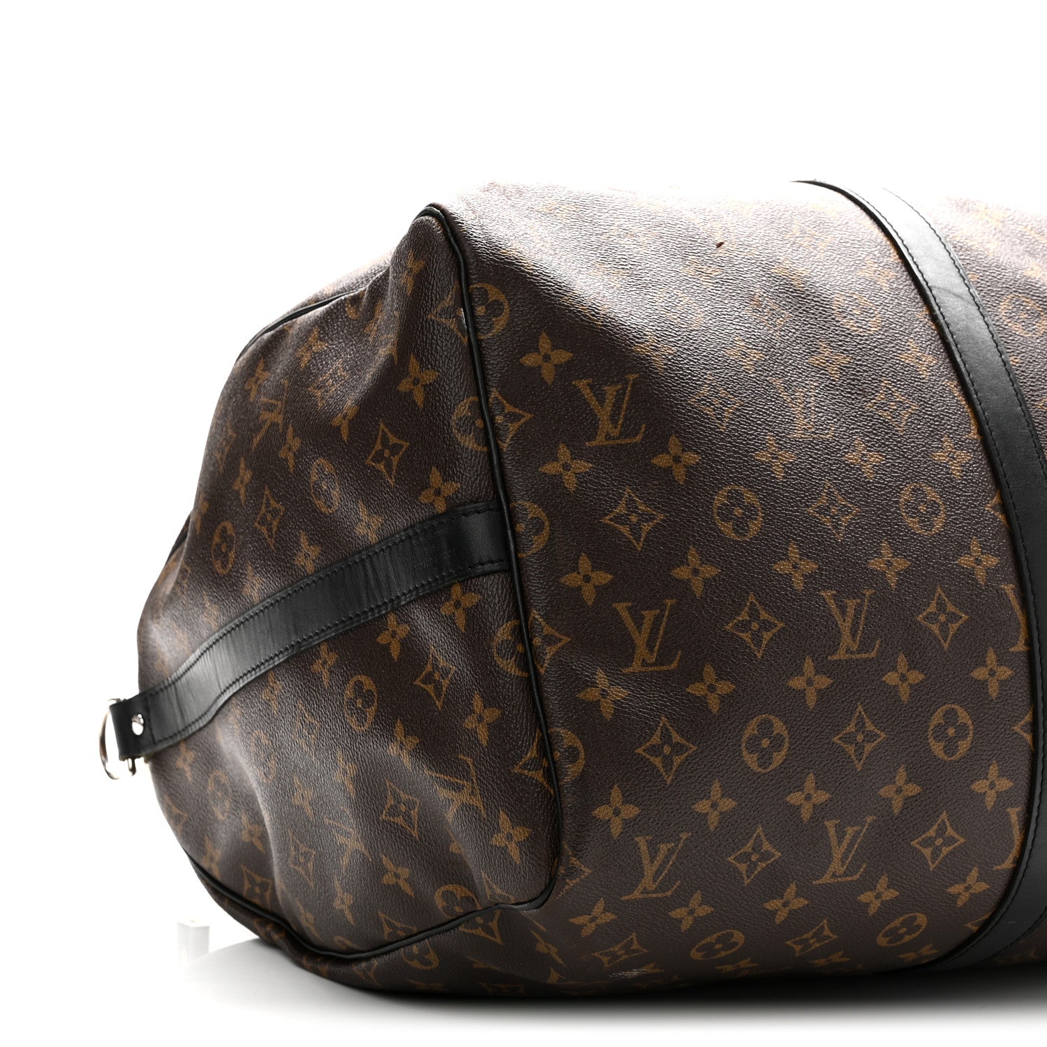 Louis Vuitton Monogram Macassar Keepall Bandouliere 55 8 of 10