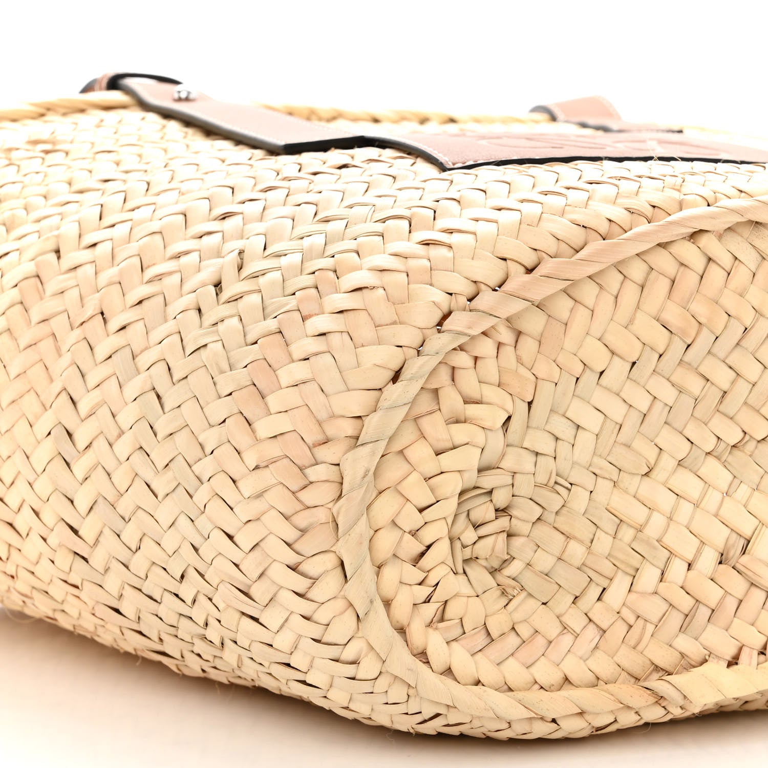 Loewe Raffia Basket Tote Bag Natural Tan 8 of 9