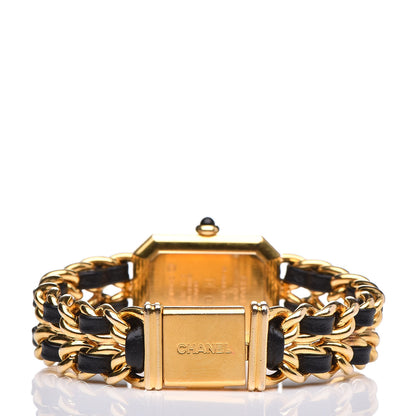 Chanel Stainless Steel Lambskin 20mm Chain Premiere Quartz Watch Gold M 4 of 6