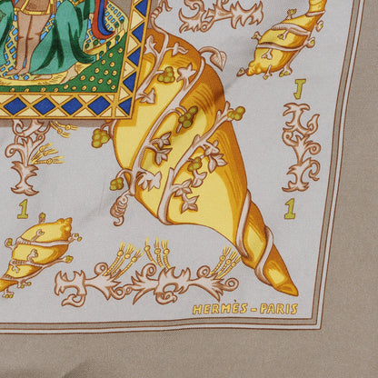 Hermes Silk Le Tarot Scarf 90 7 of 8