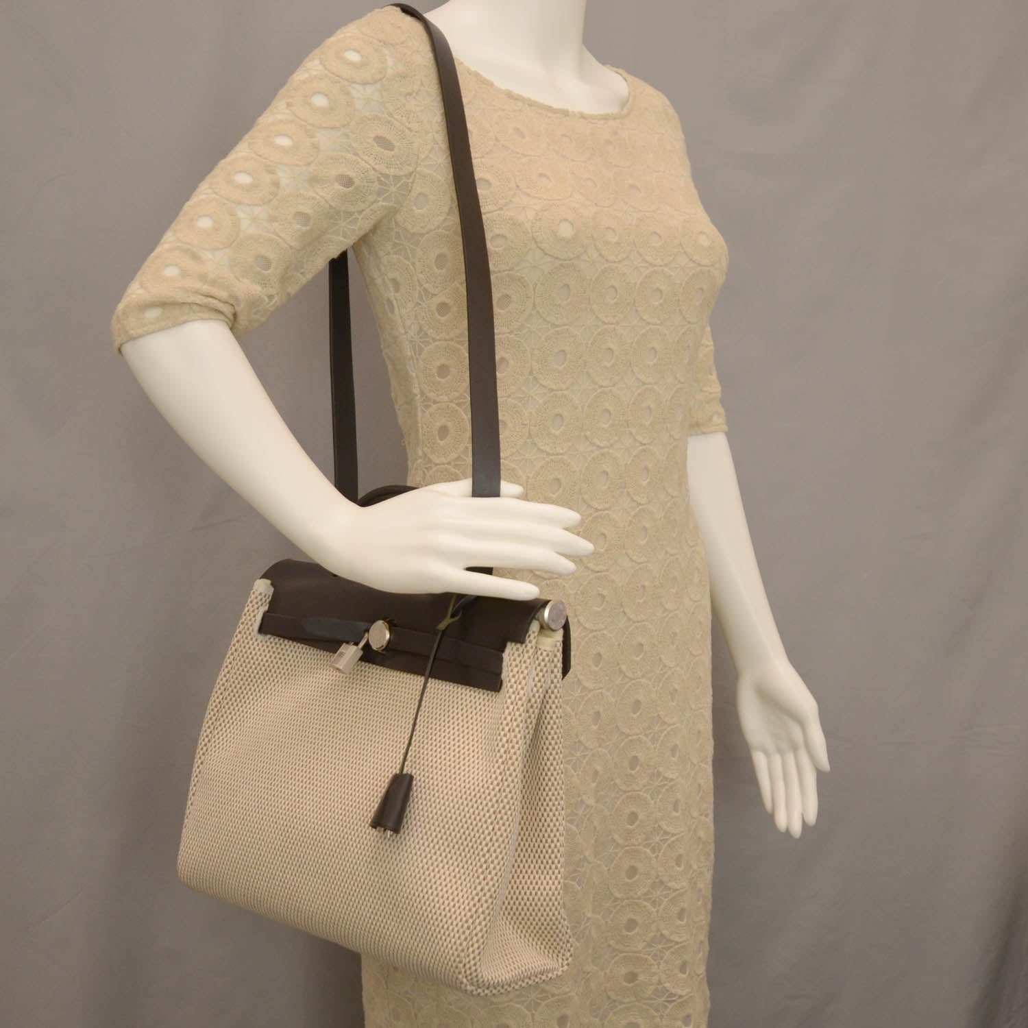 Hermes Toile HERBAG PM 3 of 16