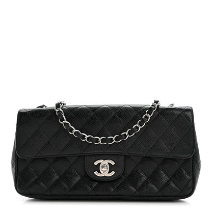 Chanel Caviar Quilted East West Flap Black 1 of 11