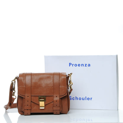 Proenza Schouler Lambskin PS1 Mini Pouch Messenger Saddle 9 of 9