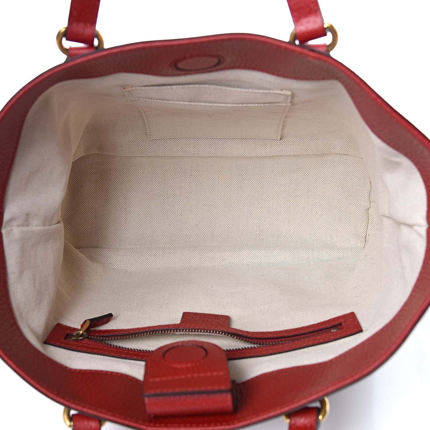 Gucci Soft GG Supreme Monogram Web Bosco Patch Small Crossbody Tote Beige Malva Hibiscus Red 5 of 10