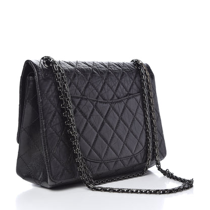 Chanel Aged Calfskin Quilted 2.55 Reissue 226 Flap So Black 3 of 10
