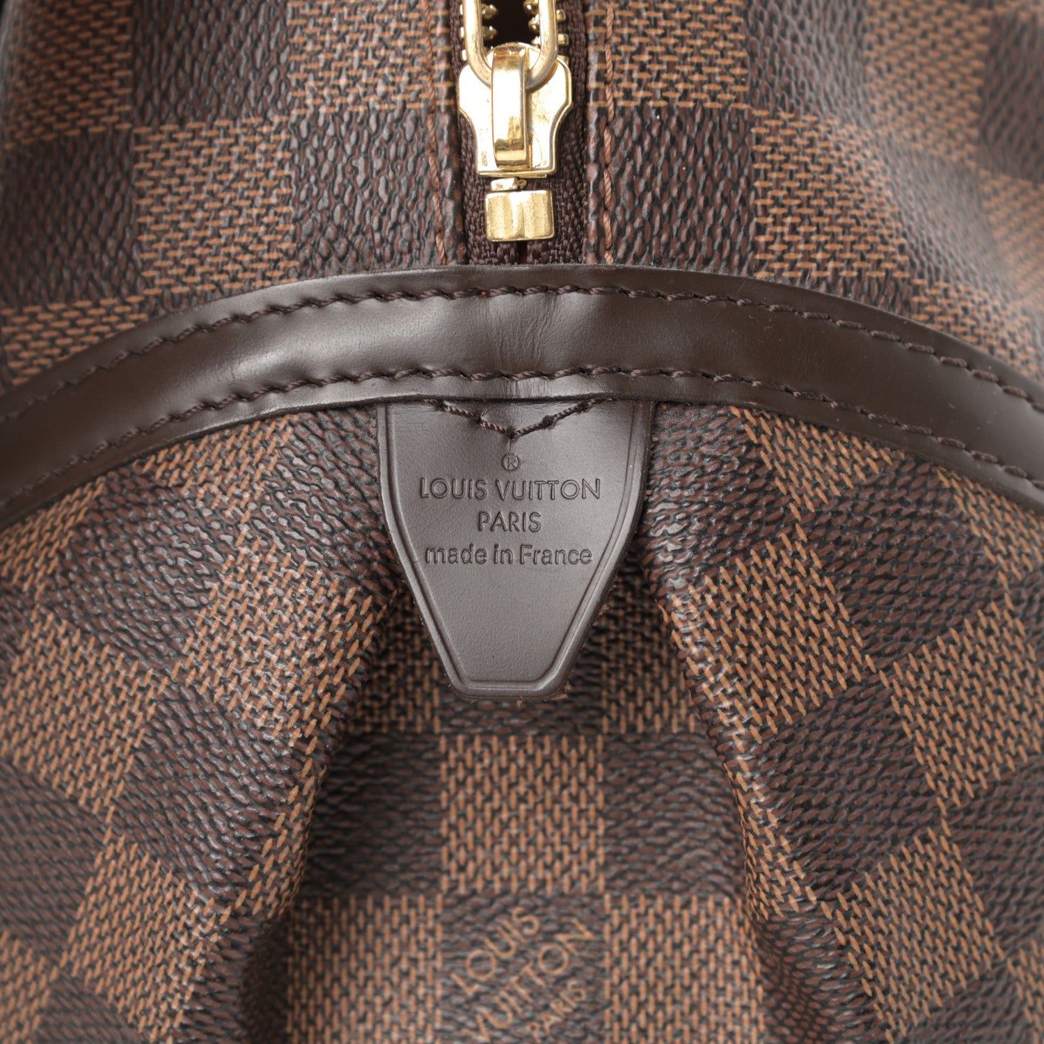 Louis Vuitton Damier Ebene Rivington GM 6 of 13