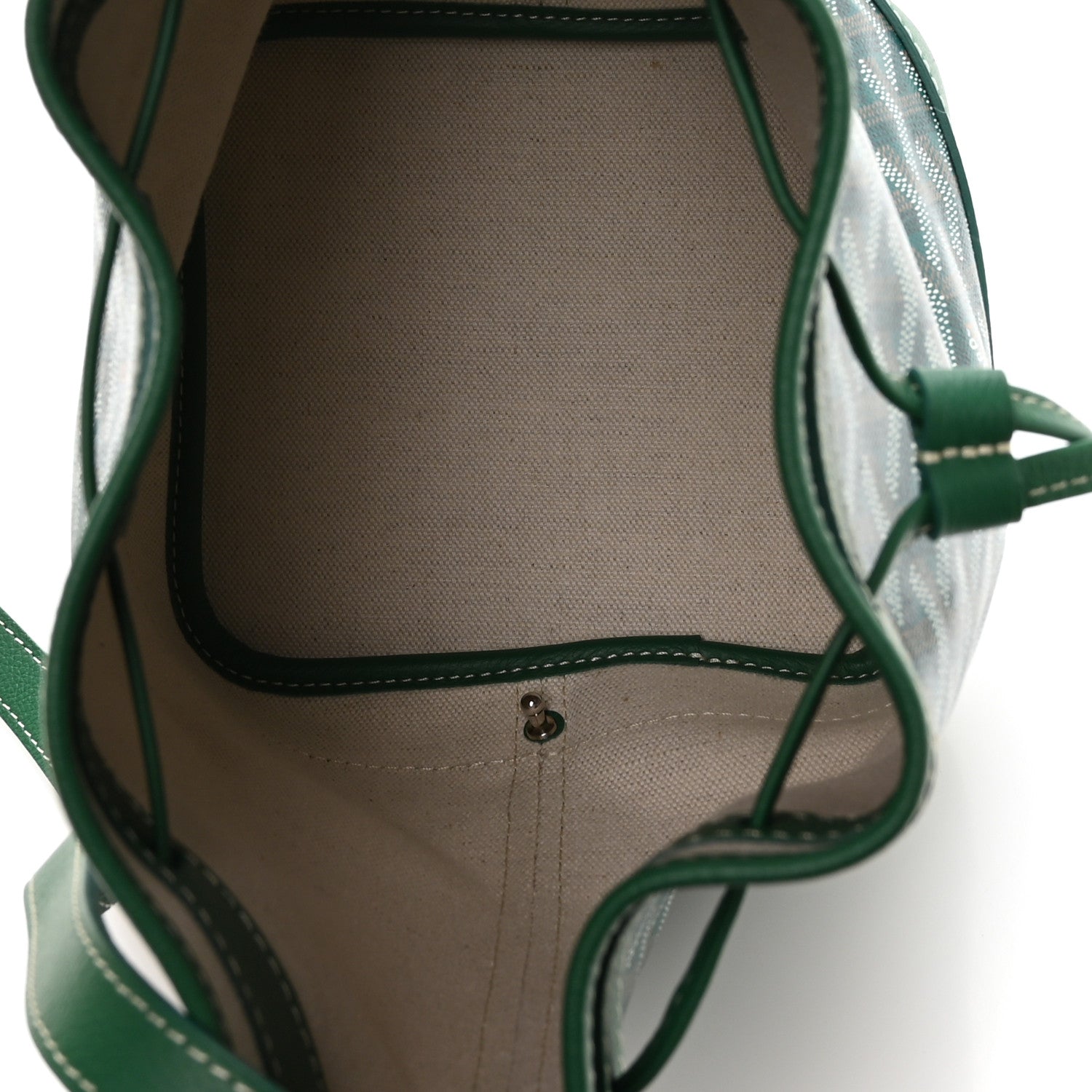Goyard Goyardine Petit Flot Bucket Bag PM Green 5 of 10