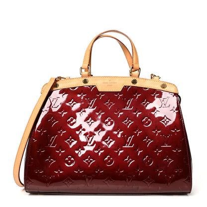 Louis Vuitton Vernis Brea MM Griotte 1 of 14