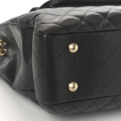 Chanel Caviar Quilted Flap Tote Black 8 of 9
