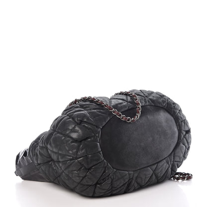Chanel Iridescent Calfskin Large In the Mix Tote Black 4 of 9