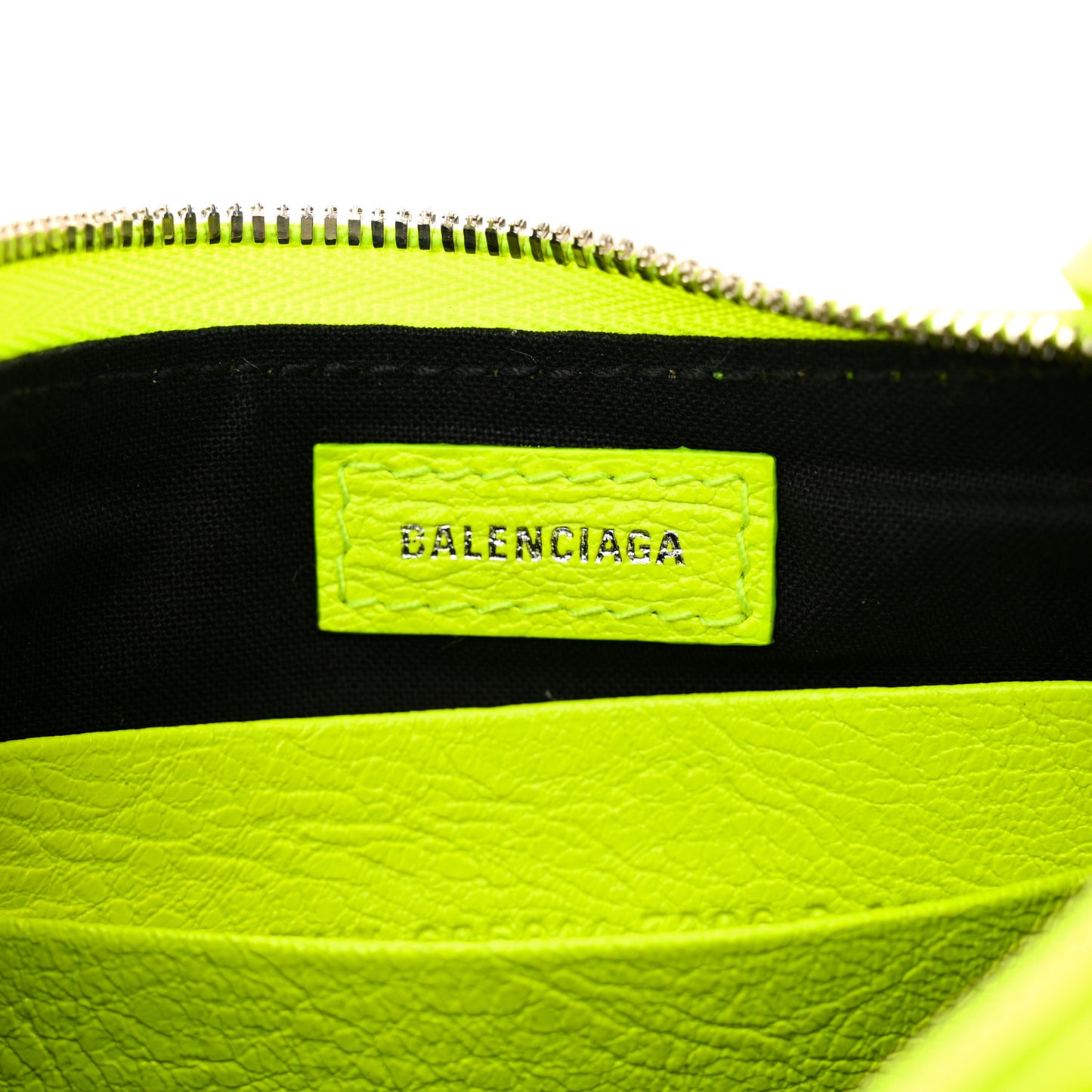 Agneau Arena Le Cagole Mini Purse With Chain Lime