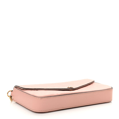 Louis Vuitton Empreinte Pochette Felicie Chain Wallet Rose Poudre 5 of 18