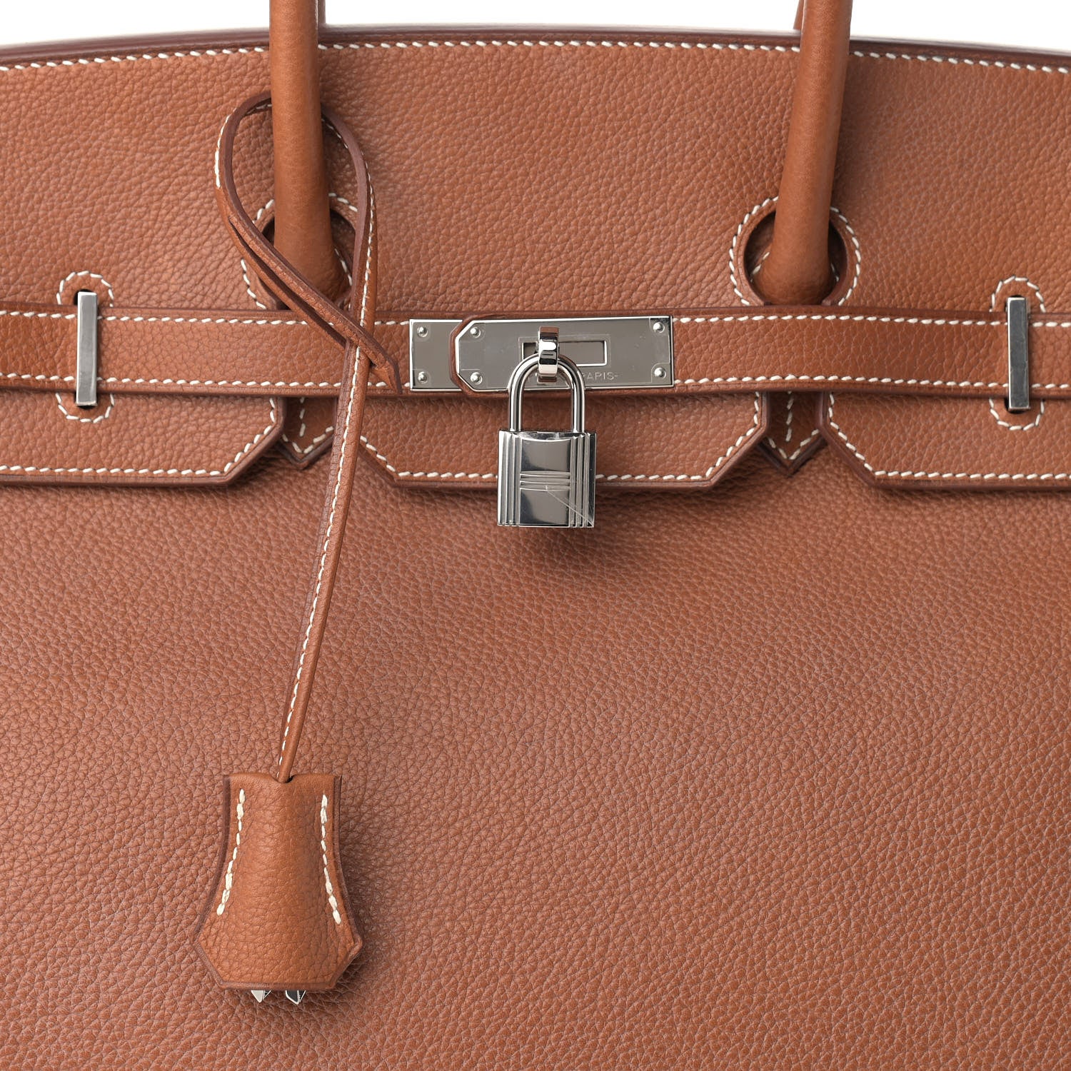 Hermes Natural Barenia Faubourg Birkin 35 Fauve 8 of 21