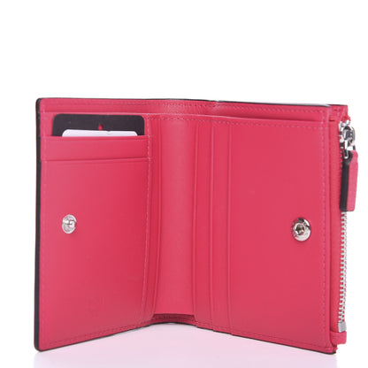 MCM Patent Monogram Bi-Fold Wallet Pink 4 of 5