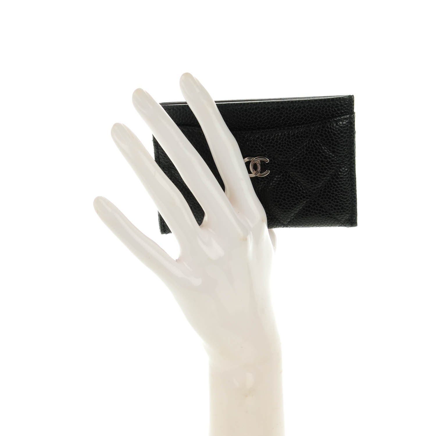 Chanel Caviar Quilted Card Holder Black 2 of 8