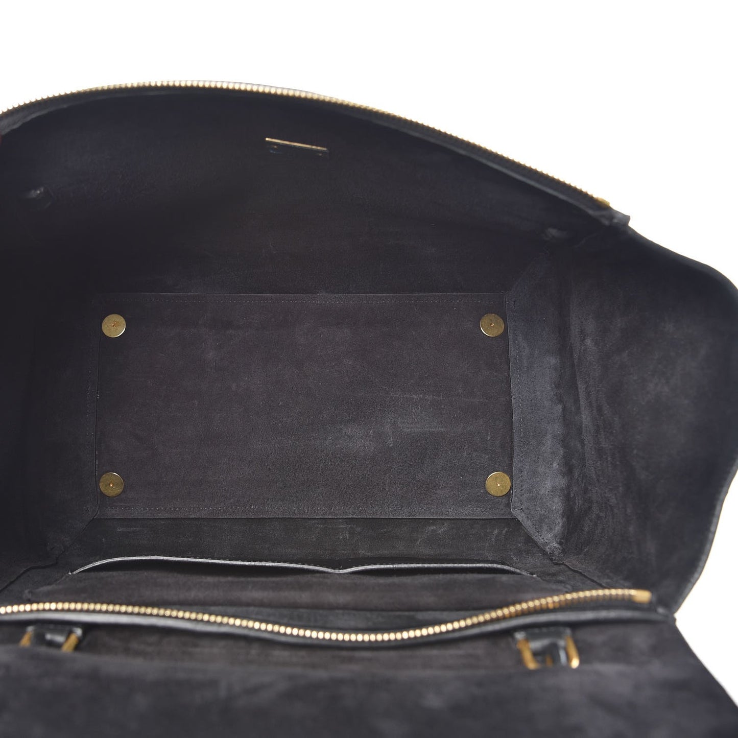 Calfskin Crocodile Embossed Small Belt Bag Black