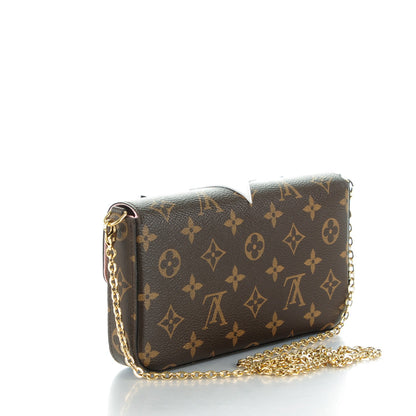 Louis Vuitton Monogram Lovely Birds Pochette Felicie Chain Wallet 3 of 7