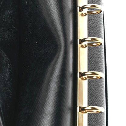 Louis Vuitton Epi Small Ring Agenda Cover Black 7 of 12