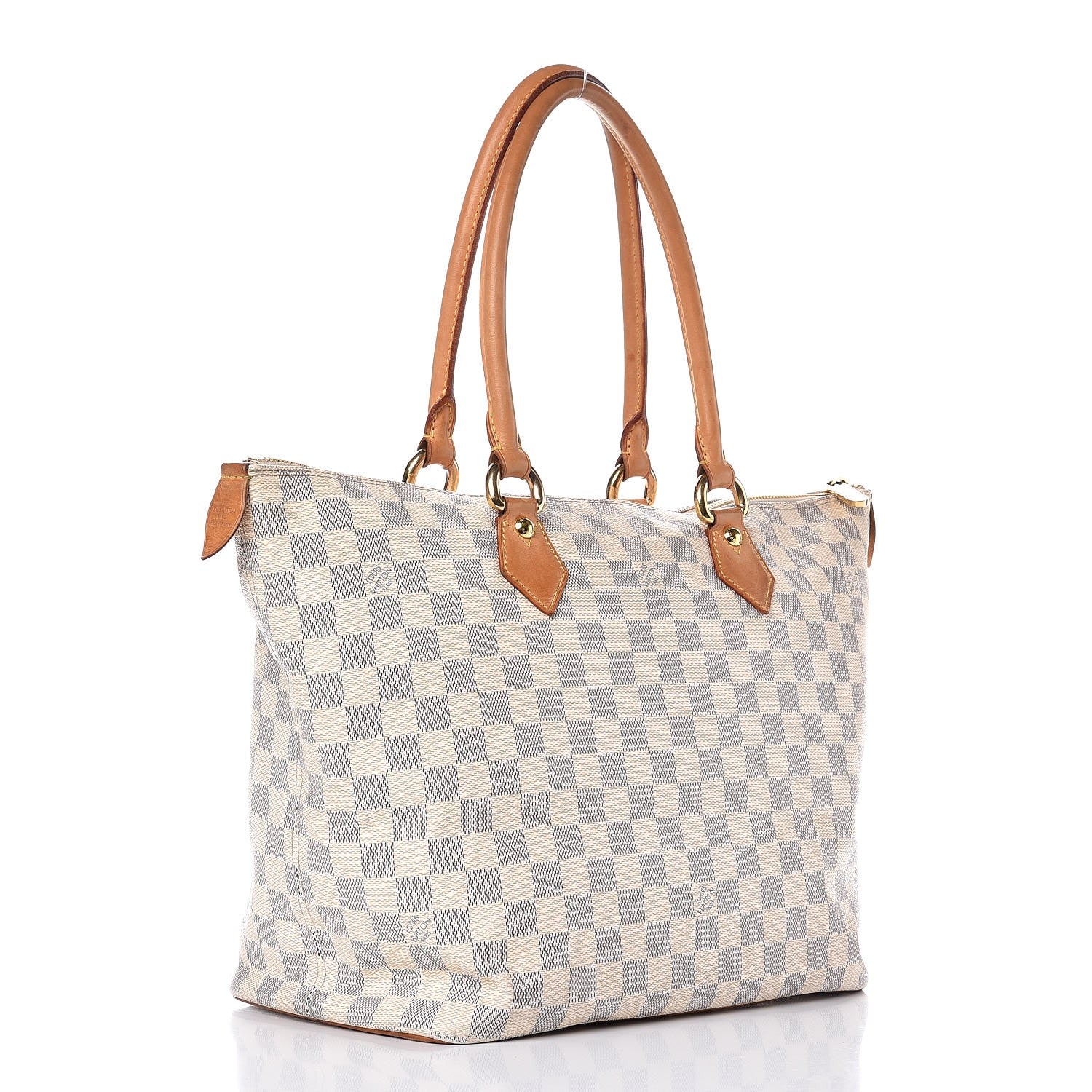 Louis Vuitton Damier Azur Saleya MM 3 of 18
