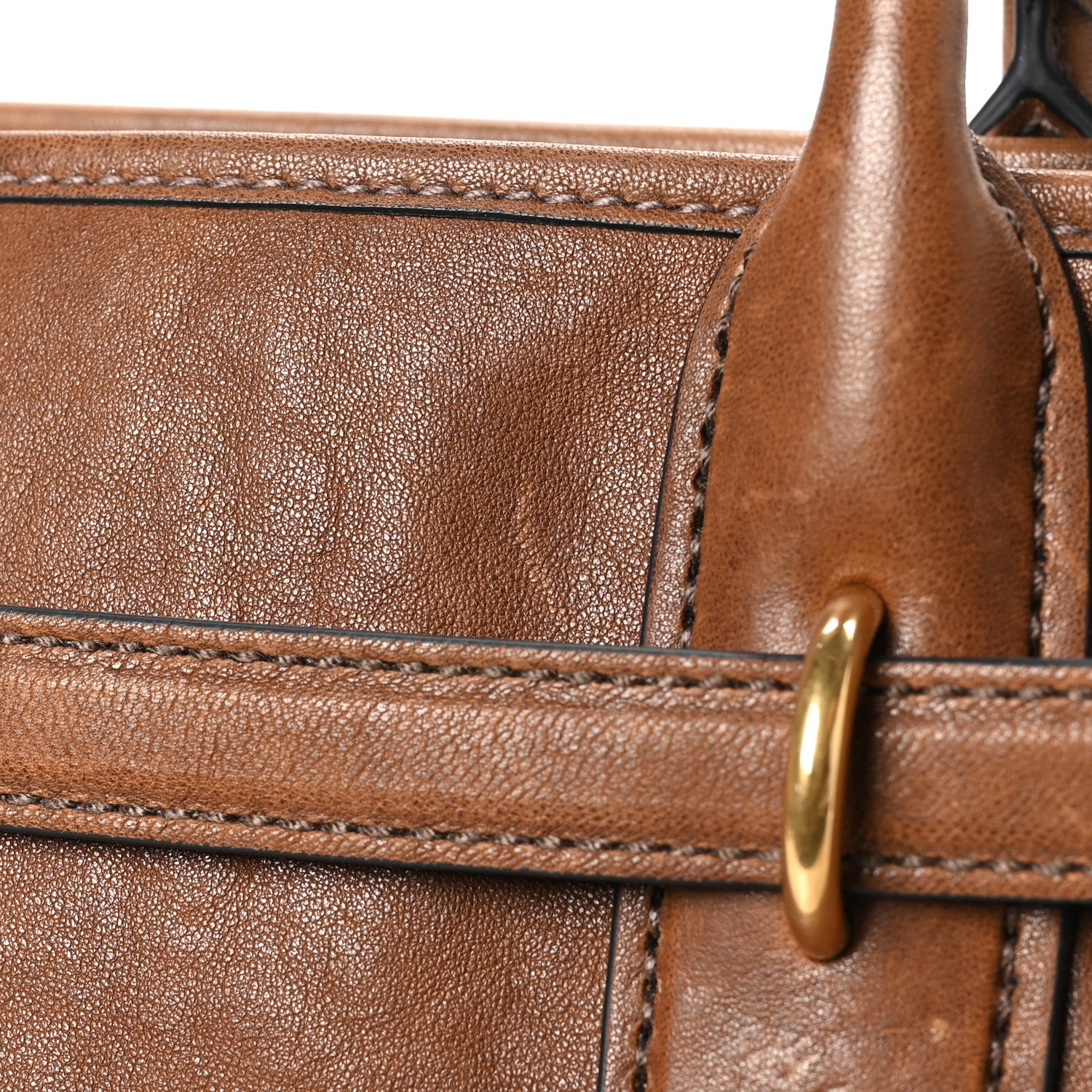 Miu Miu Nappa Large Aventure Bag Cognac Sabbia 10 of 10