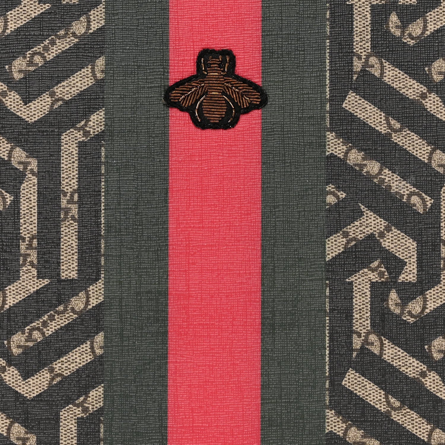 Gucci GG Supreme Monogram Caleido Web Messenger Beige Ebony 9 of 11