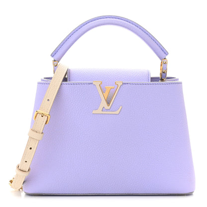 Louis Vuitton Taurillon Braided Chain Capucines BB Iris Creme 1 of 9