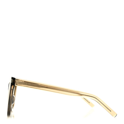 Saint Laurent Acetate New Wave SL214 Kate Cat Sunglasses Transparent Brown 3 of 9